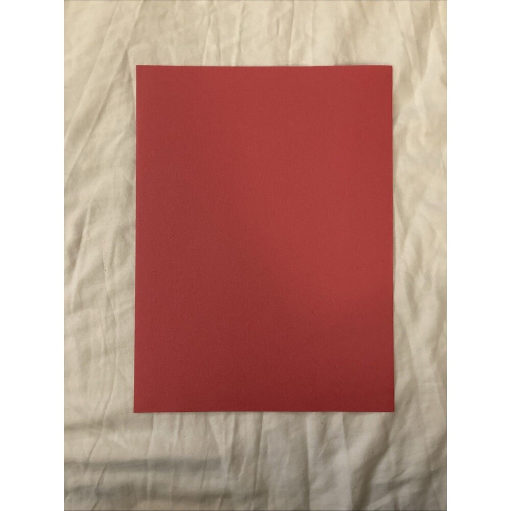 Red Construction Paper | 12 Inches By 9 Inches | 1 Sheet Only